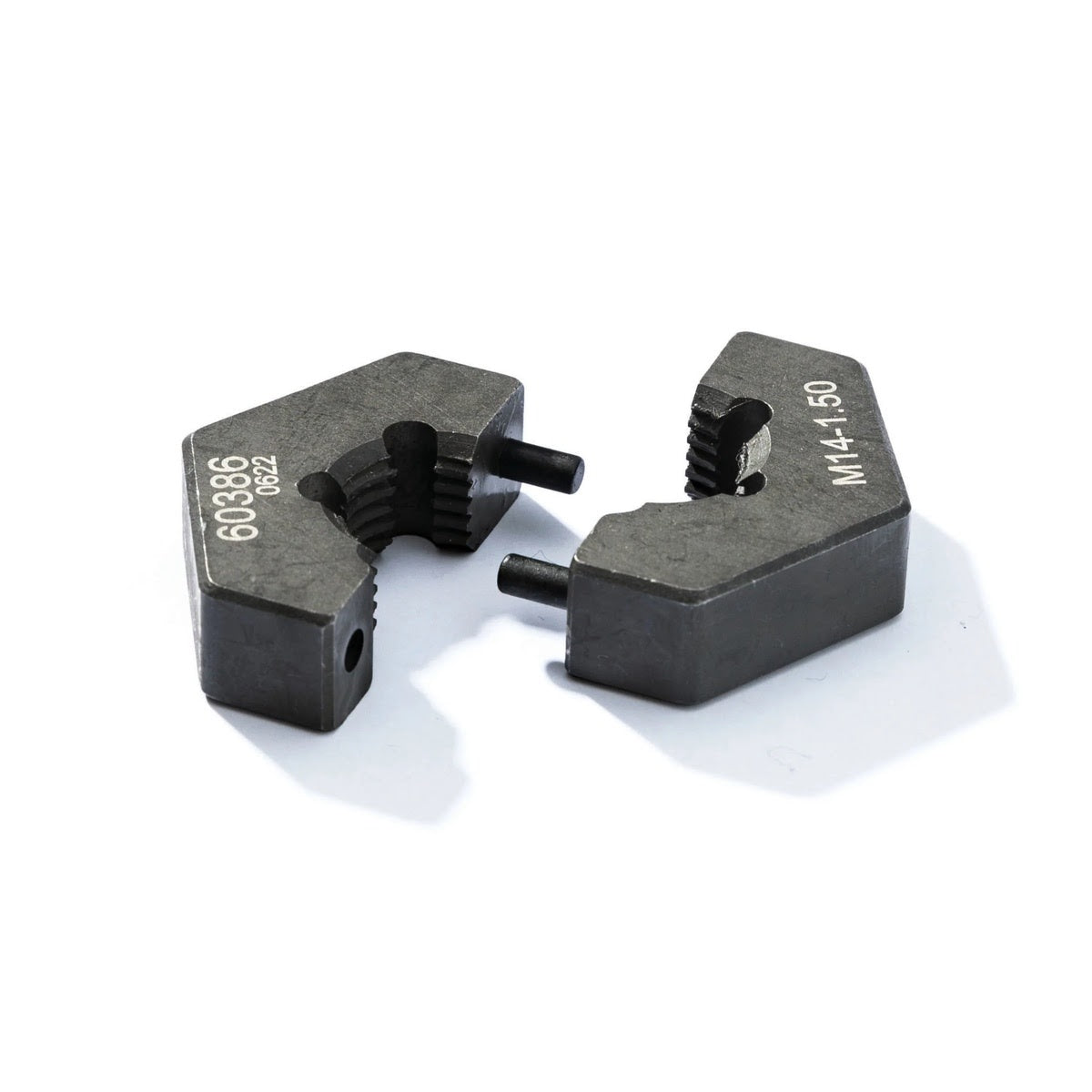 Steelman Pro 60386 M14-1.50 Metric Split Die Thread Chaser with Indexing Pins for Repairing Wheel Stud and Bolt Threads (1 Each) - 2