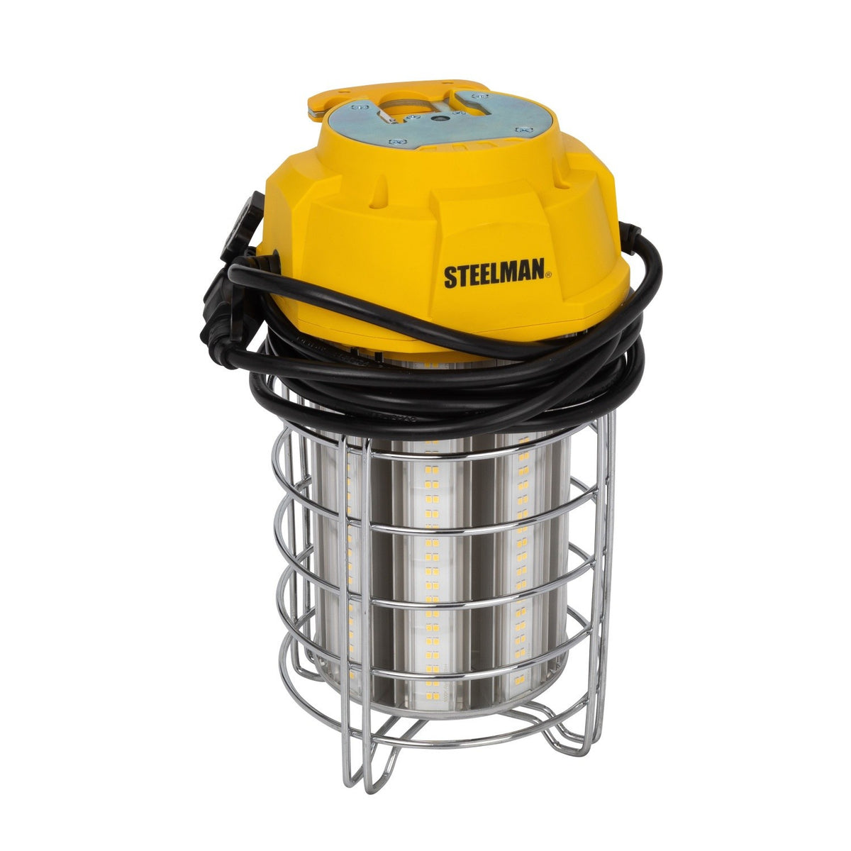 Steelman Pro 61676 150W 22500 Lumen LED Overhead Temporary Jobsite Light with Daisy Chain