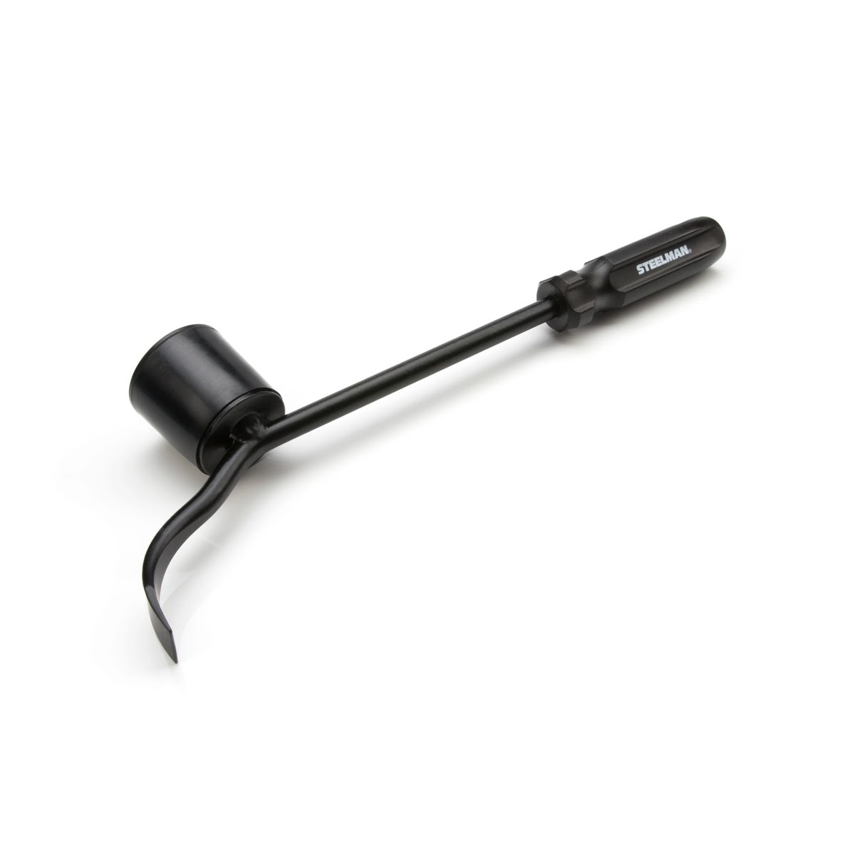 Steelman Pro 75031 Hub Cap Remover Tool with Rubber Hammer Face and Wide Prying Blade