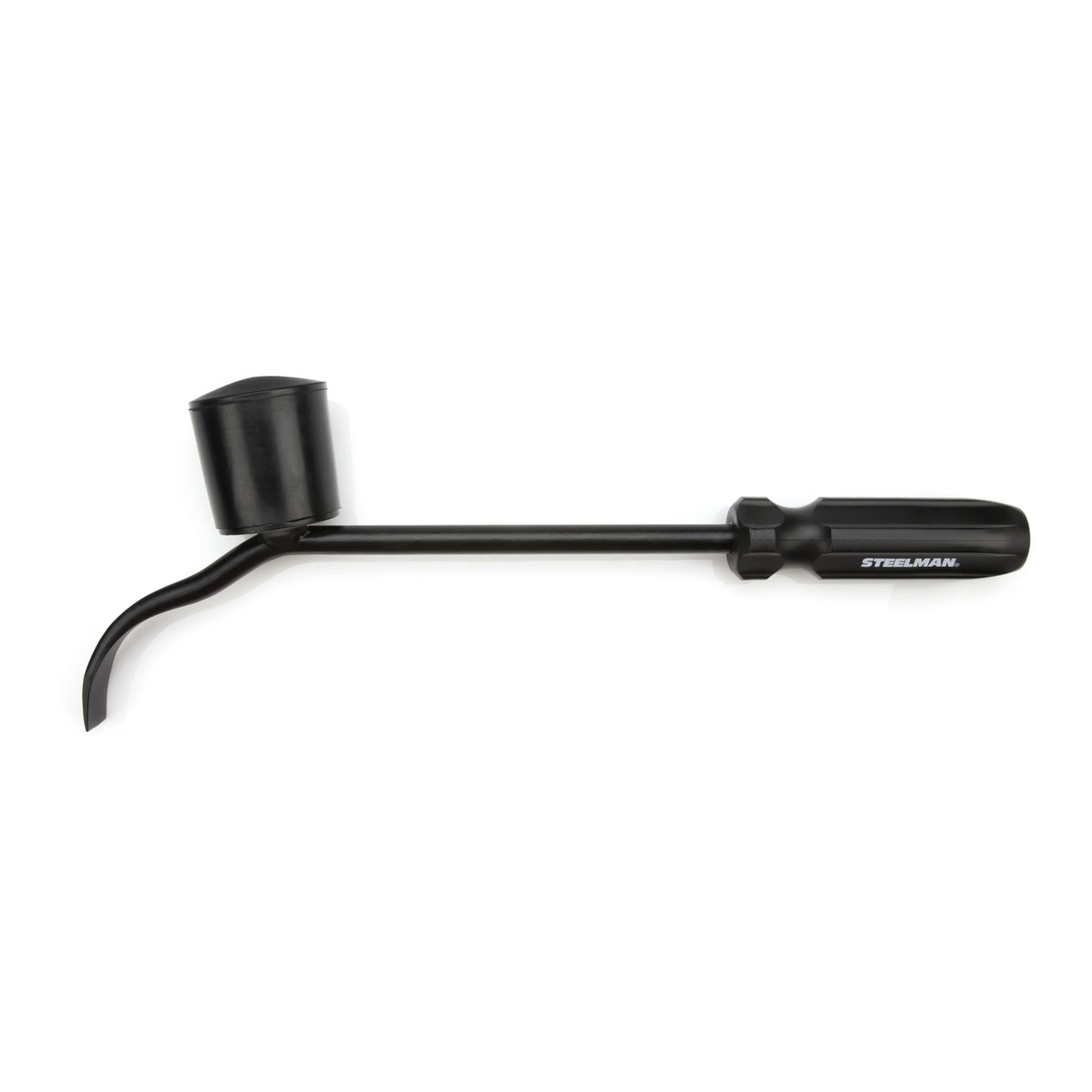 Steelman Pro 75031 Hub Cap Remover Tool with Rubber Hammer Face and Wide Prying Blade - 3