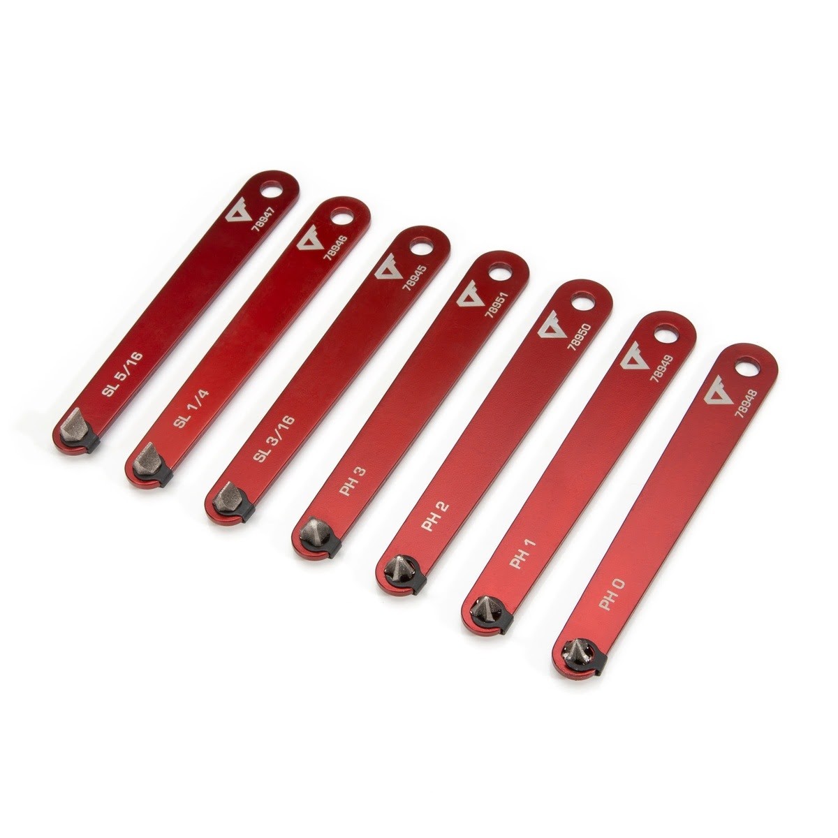 Steelman Pro 78944 Diamond-Tipped Low Profile Phillips and Slotted Screwdriver Set with Nylon Case (7 Piece)