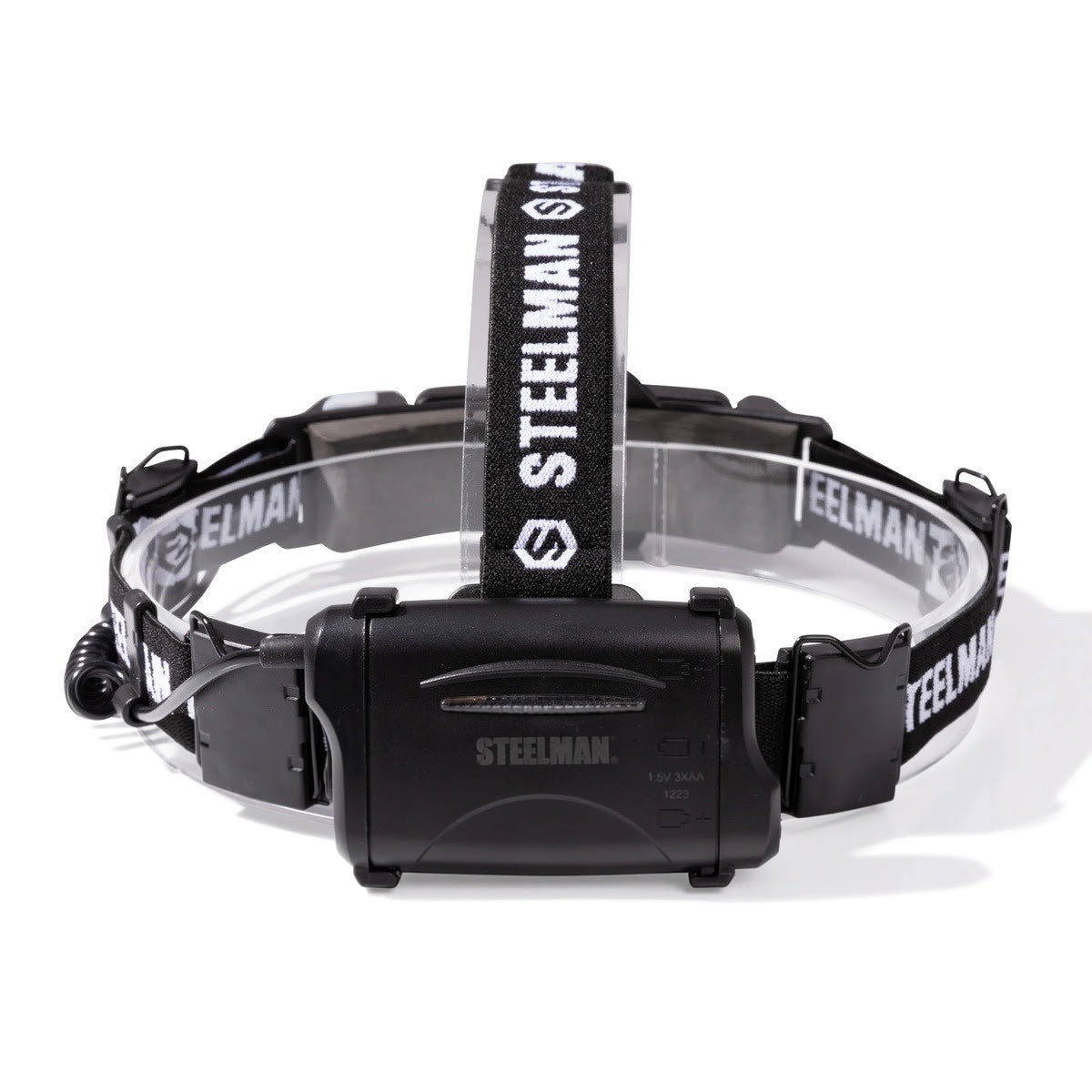 Steelman Pro 79052 Slim Profile 250 Lumen Motion Activated LED Headlamp with Rear Safety Red Blinker, 20 m Beam and IP65 Water Resistance - 2