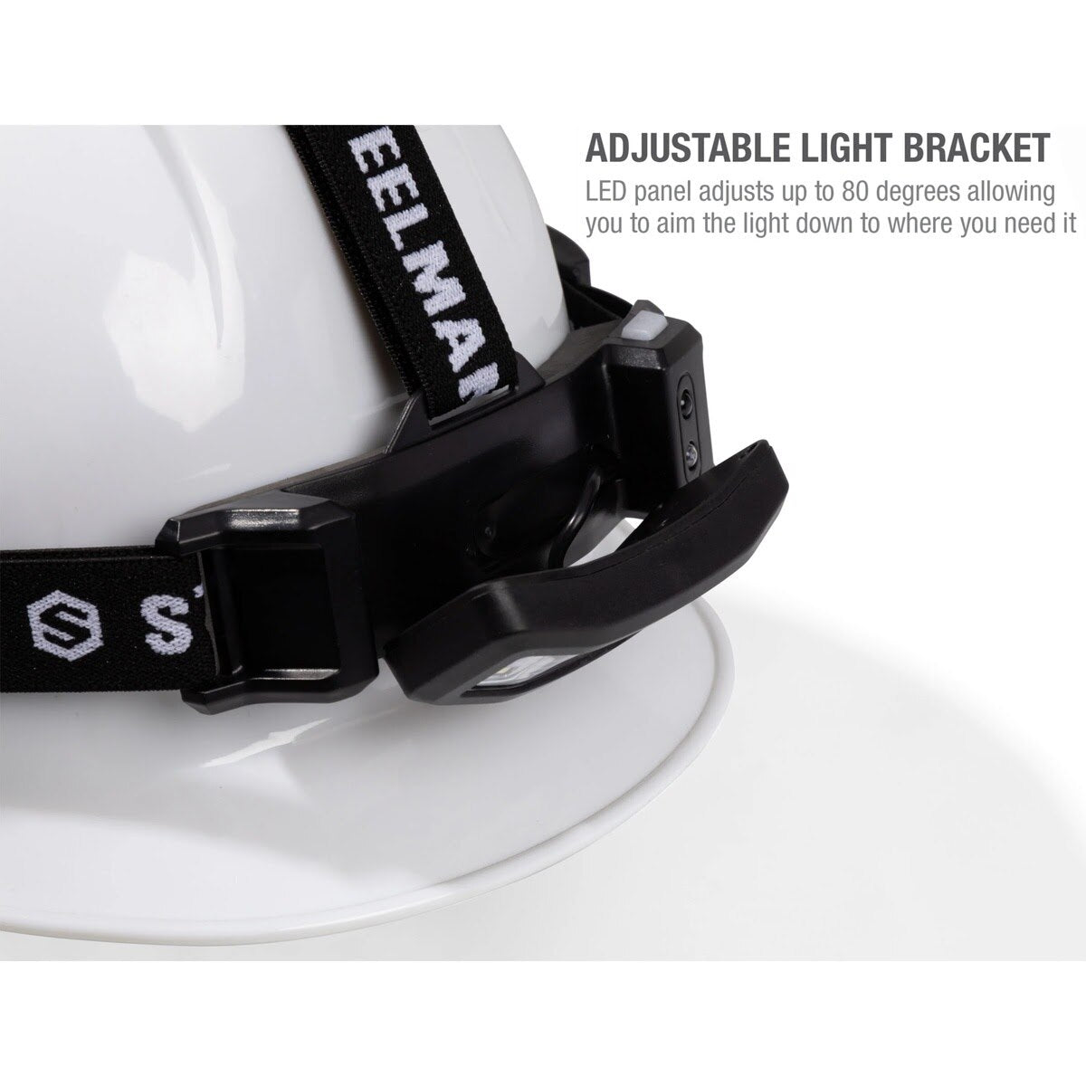Steelman Pro 79052 Slim Profile 250 Lumen Motion Activated LED Headlamp with Rear Safety Red Blinker, 20 m Beam and IP65 Water Resistance - 6