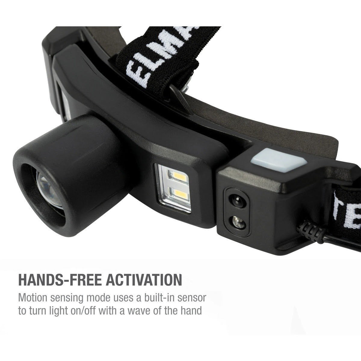 Steelman Pro 79379 Rechargeable Motion-Sensing Focusing LED Headlamp with Rear Safety Light Up to 260 Lumens - 5