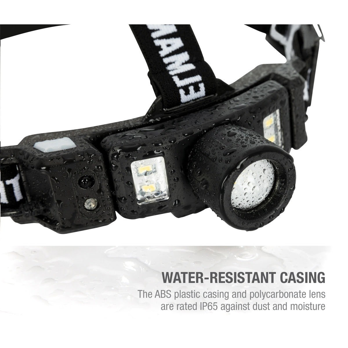 Steelman Pro 79379 Rechargeable Motion-Sensing Focusing LED Headlamp with Rear Safety Light Up to 260 Lumens - 9