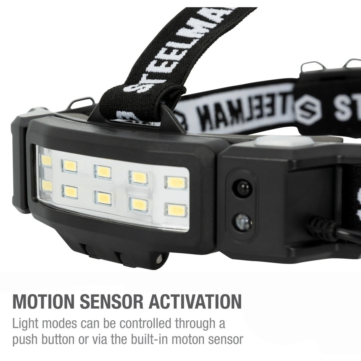 Steelman Pro 79417 Motion Activated 250 Lumen LED Headlamp with Red Night Vision - 4