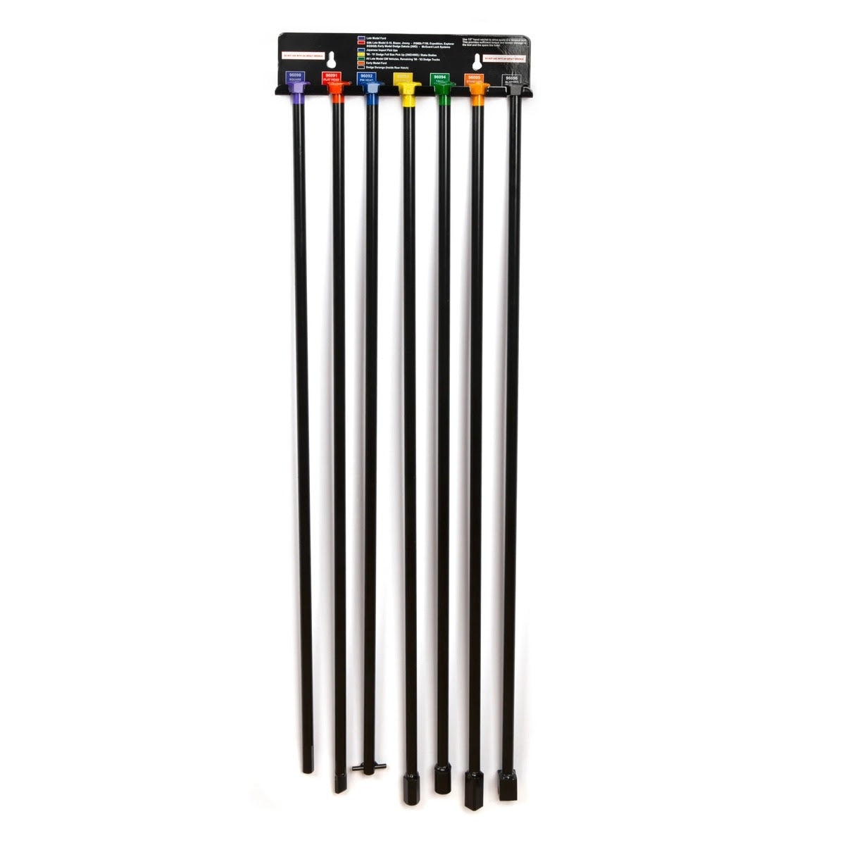 Steelman Pro 96090A 7-Piece Spare Tire Retrieval Tool Kit for Cradle-Suspended Tires, 30 in. Tools (7 Piece Set) - 2