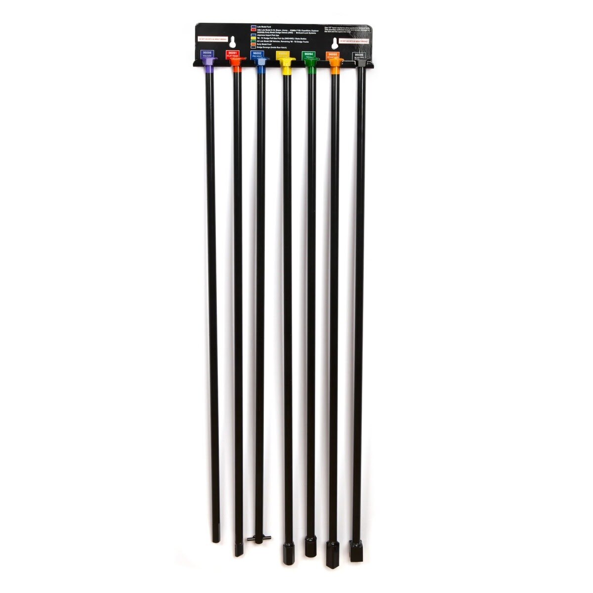 Steelman Pro 96090A 7-Piece Spare Tire Retrieval Tool Kit for Cradle-Suspended Tires, 30 in. Tools (7 Piece Set) - 2