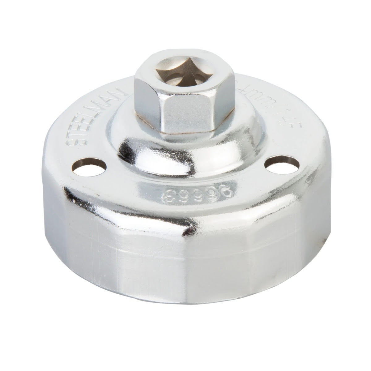 Steelman Pro 96663 64mm 14 Flute Oil Filter Cap Wrench 3/8 in Drive Low Profile (1 Pack)