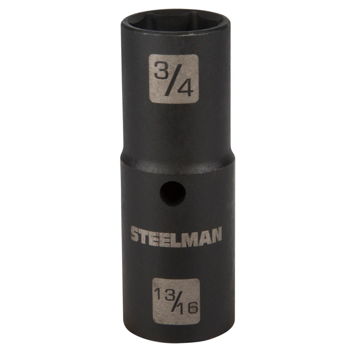 Steelman Pro 99562 1/2 Inch Drive 6 Point Thin Wall Impact Flip Socket 3/4 Inch x 13/16 Inch (1 Pack)