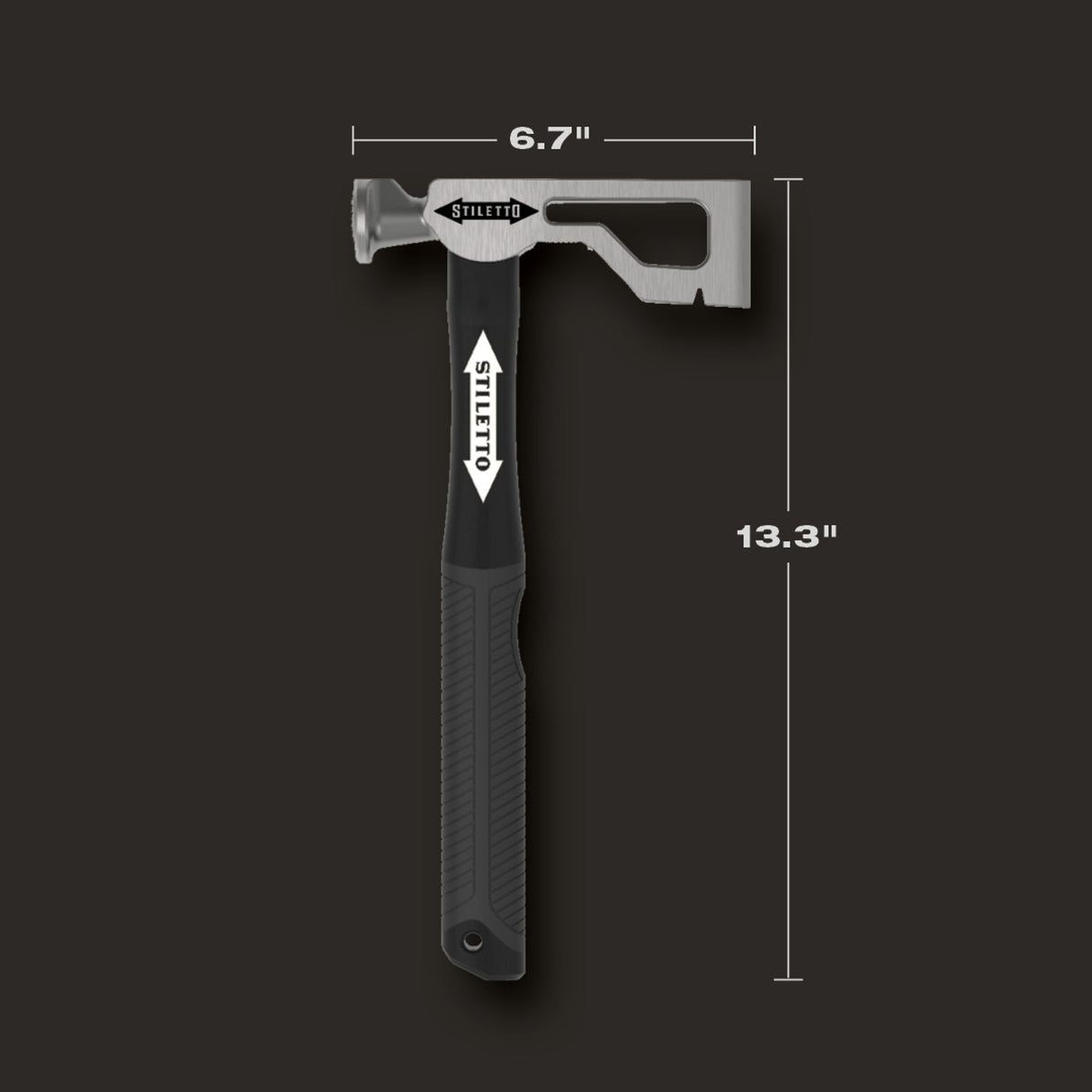 Stiletto DRYAXE9-F 9oz Titanium Drywall Hatchet - 5