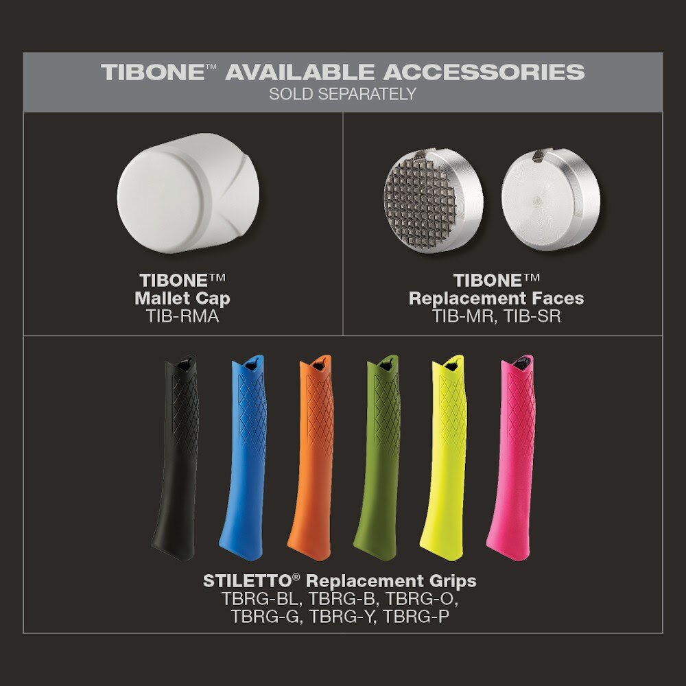 Stiletto TIB-MR TIBONE Milled Steel Replacement Face - 6