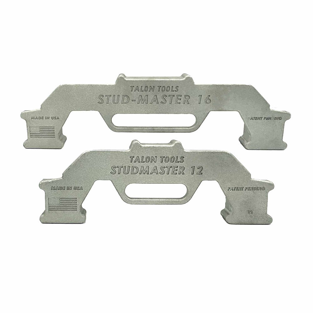 Stud Master SM1216-S 12" and 16" Stud Master Bundle Framing Layout Tool, Stud Framing Jig for Precision Wall Stud Measurement - 2