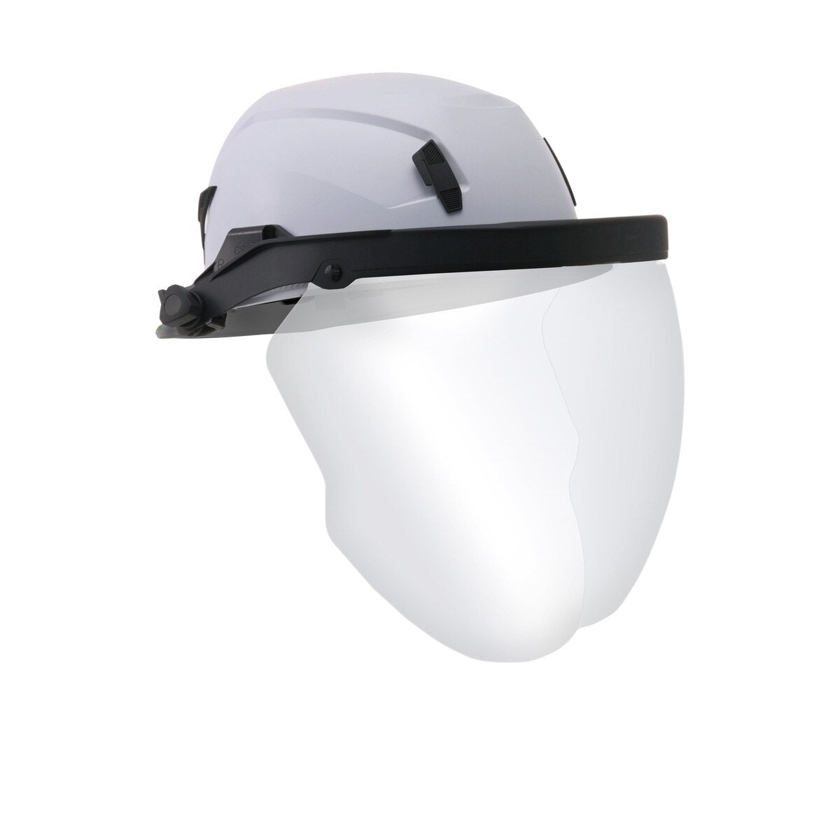 Studson 9140003 Clear Full Brim Face Shield with Chin Protector and Mounting Bracket