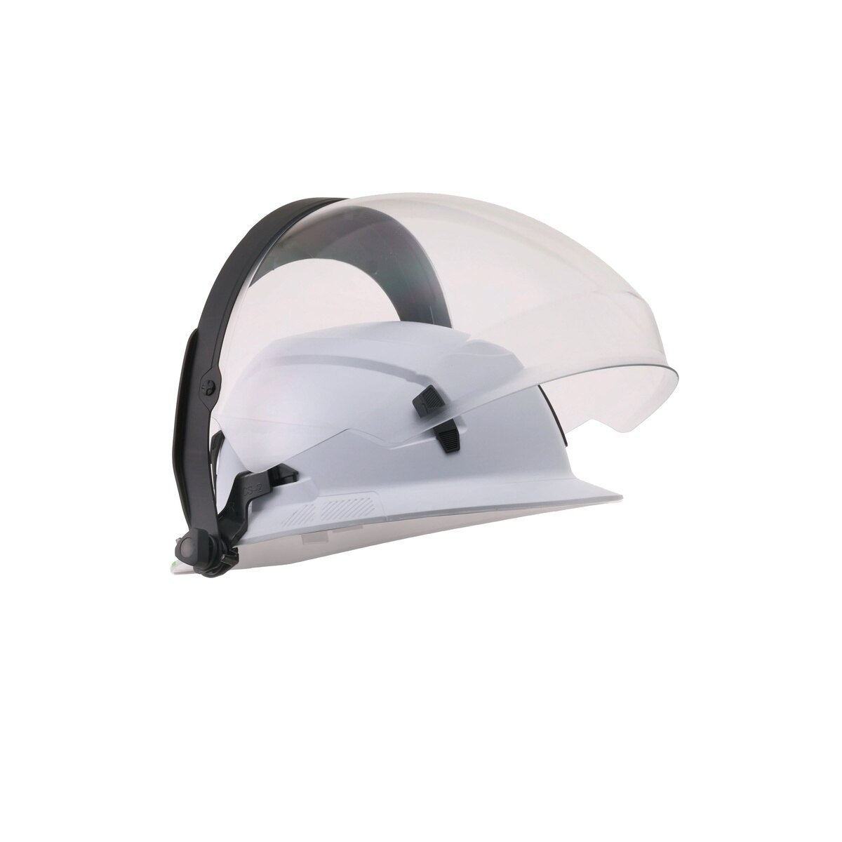 Studson 9140003 Clear Full Brim Face Shield with Chin Protector and Mounting Bracket - 2