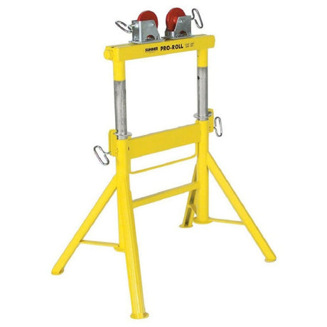 Sumner 780444 Pro Roll 29"- 43" Adjustable Height Pipe Stand with Stainless Steel Wheels