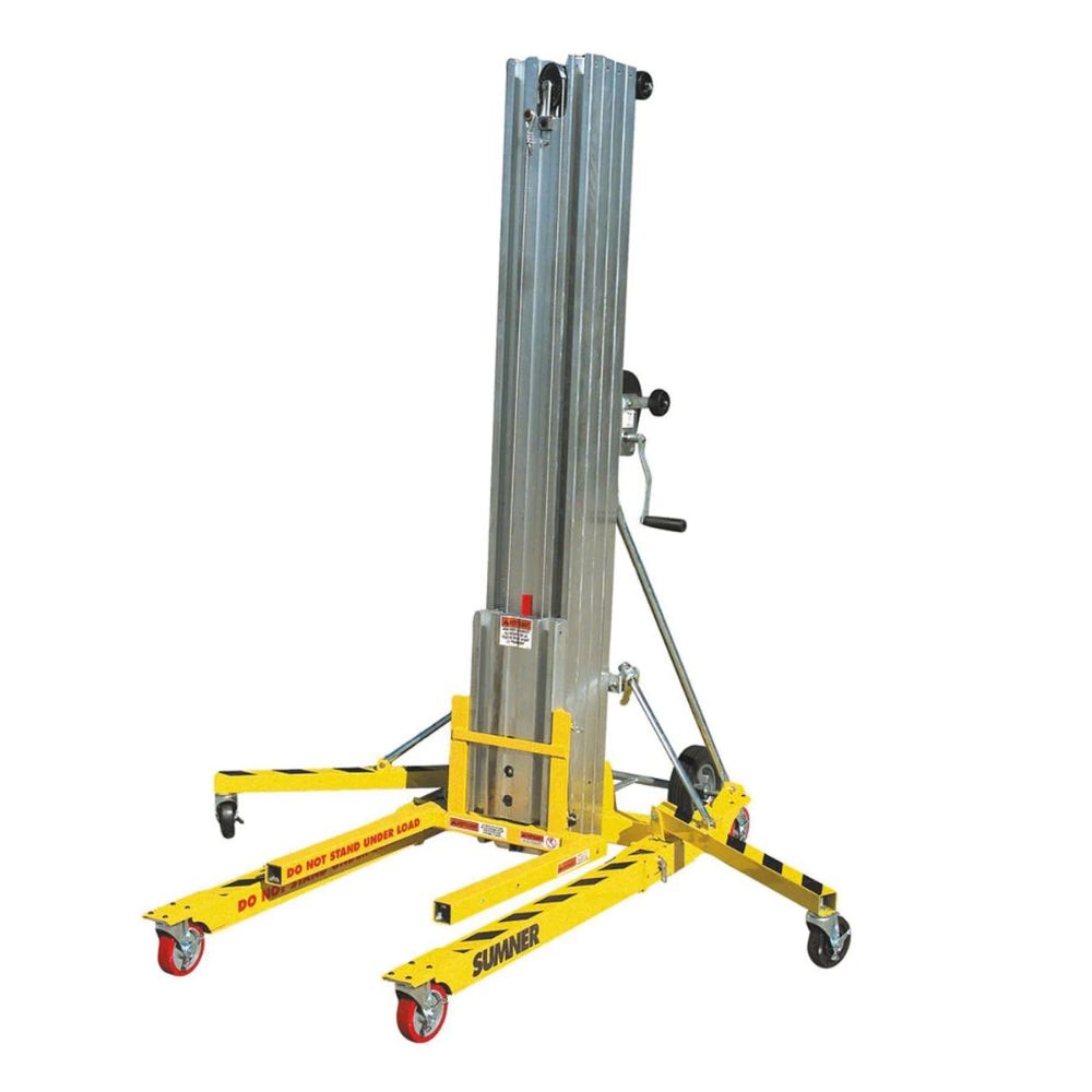 Sumner 783225 2112 12' Galvanized Series 2100 Contractor Lift, 650 lbs capacity