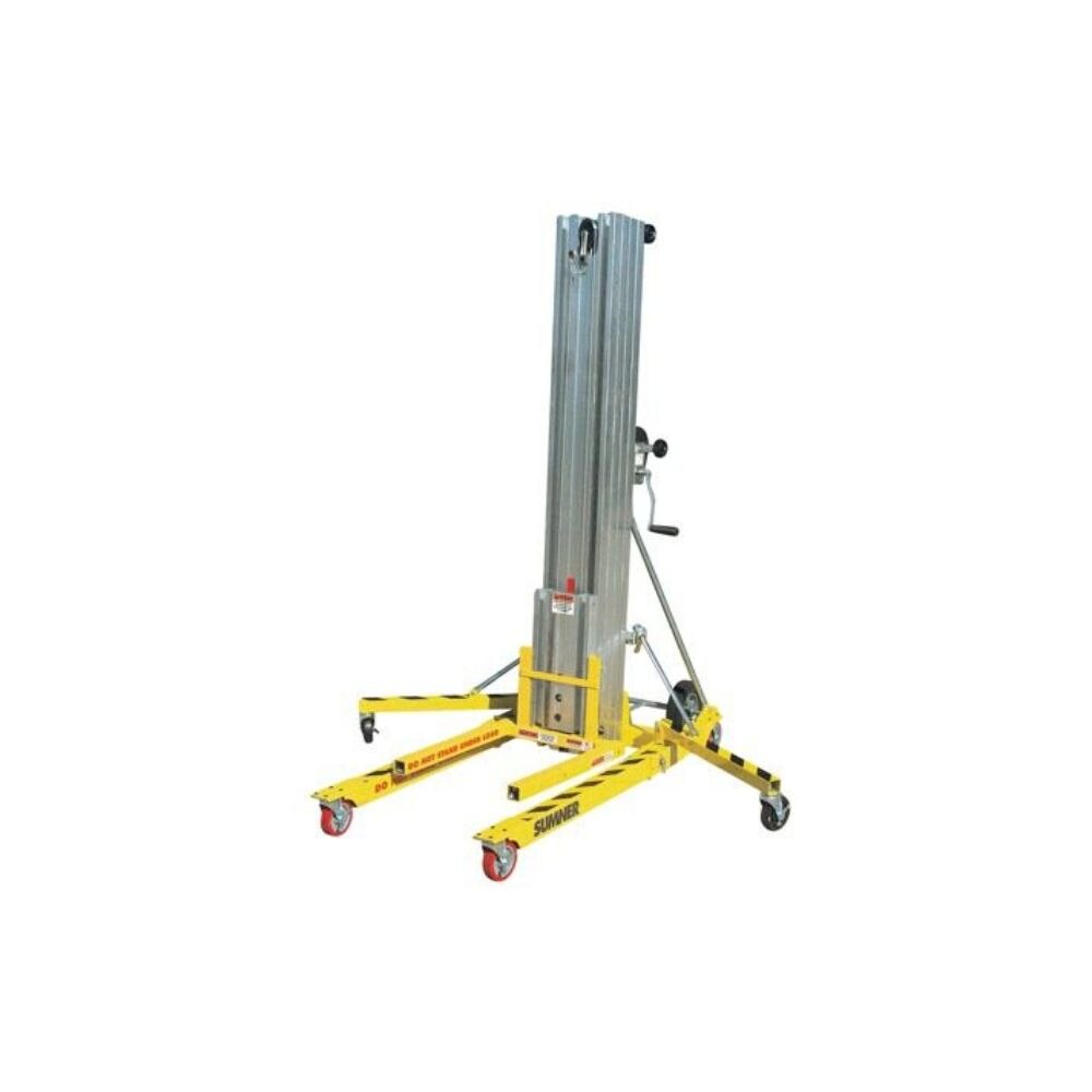 Sumner 783227 2124 24' Galvanized Series 2100 Contractor Lift, 650 lbs capacity