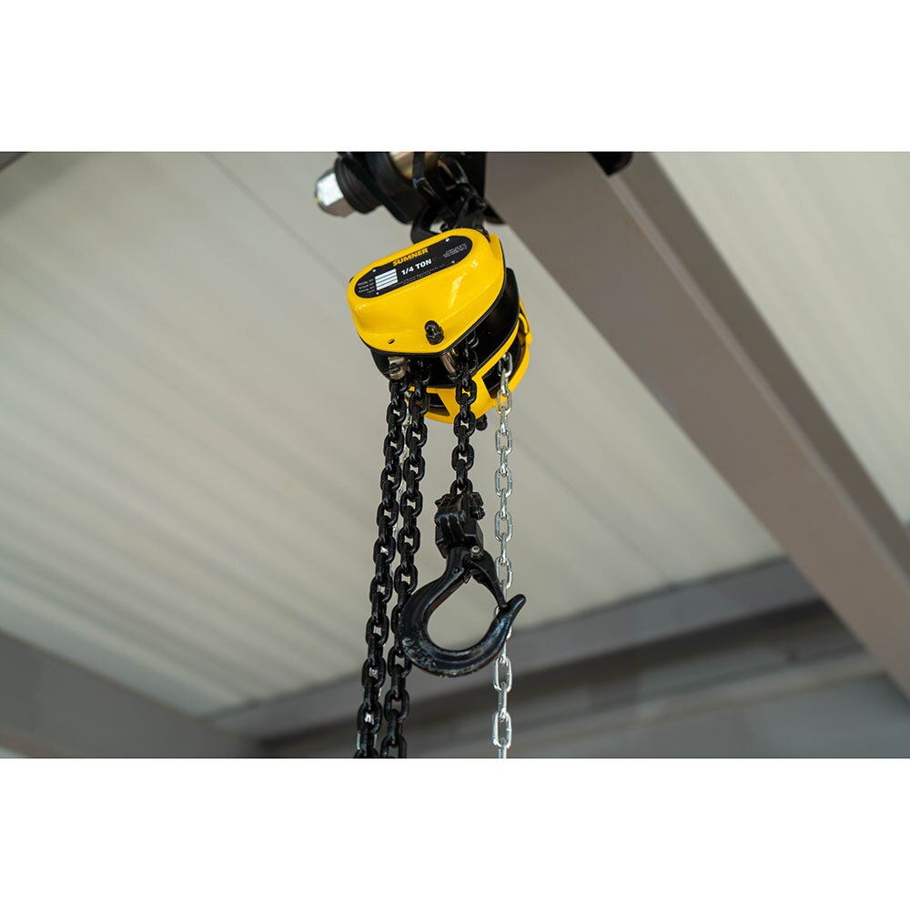 Sumner PCB025C10 1/4T Chain Hoist 10' Lift - 4