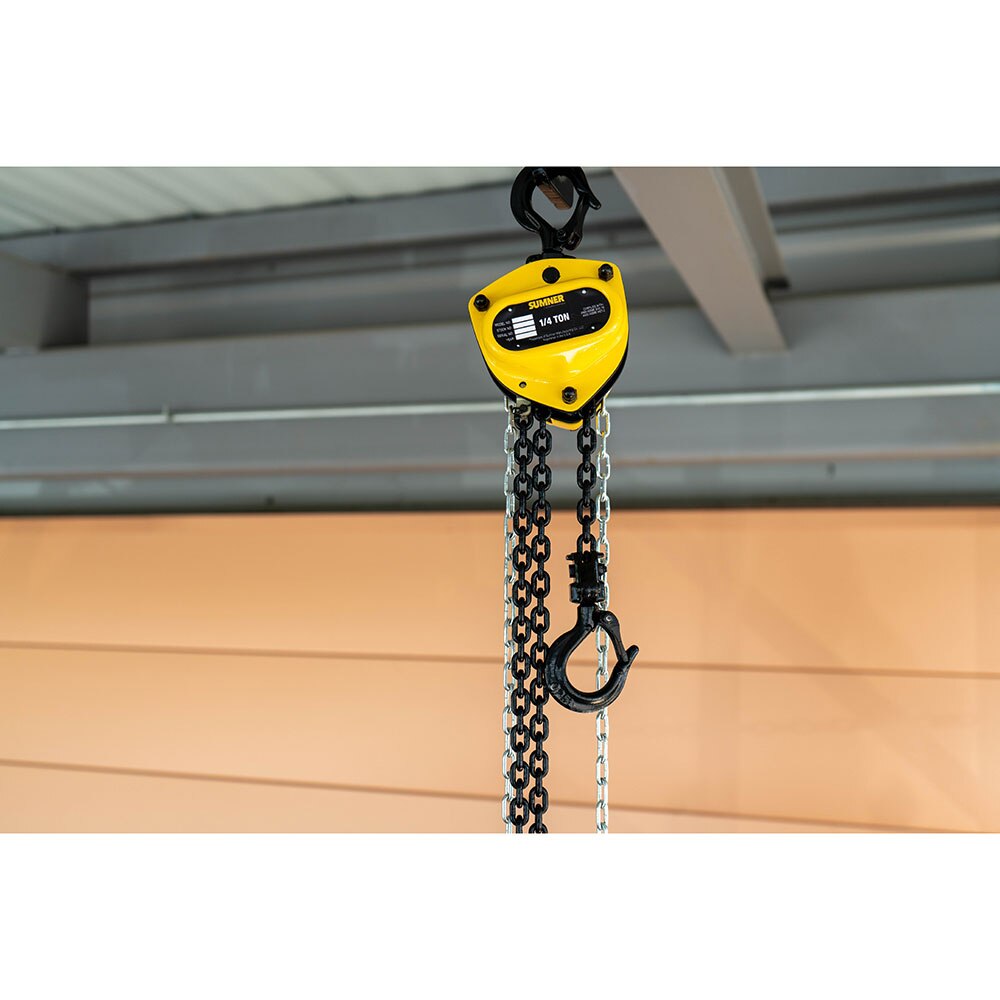 Sumner PCB025C10 1/4T Chain Hoist 10' Lift - 5