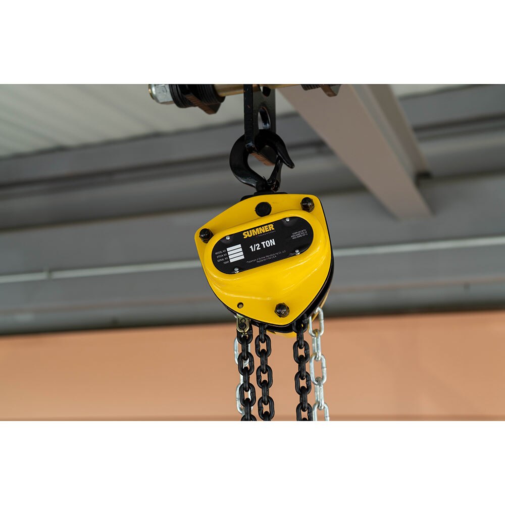 Sumner PCB050C20 1/2T Chain Hoist 20' Lift - 2