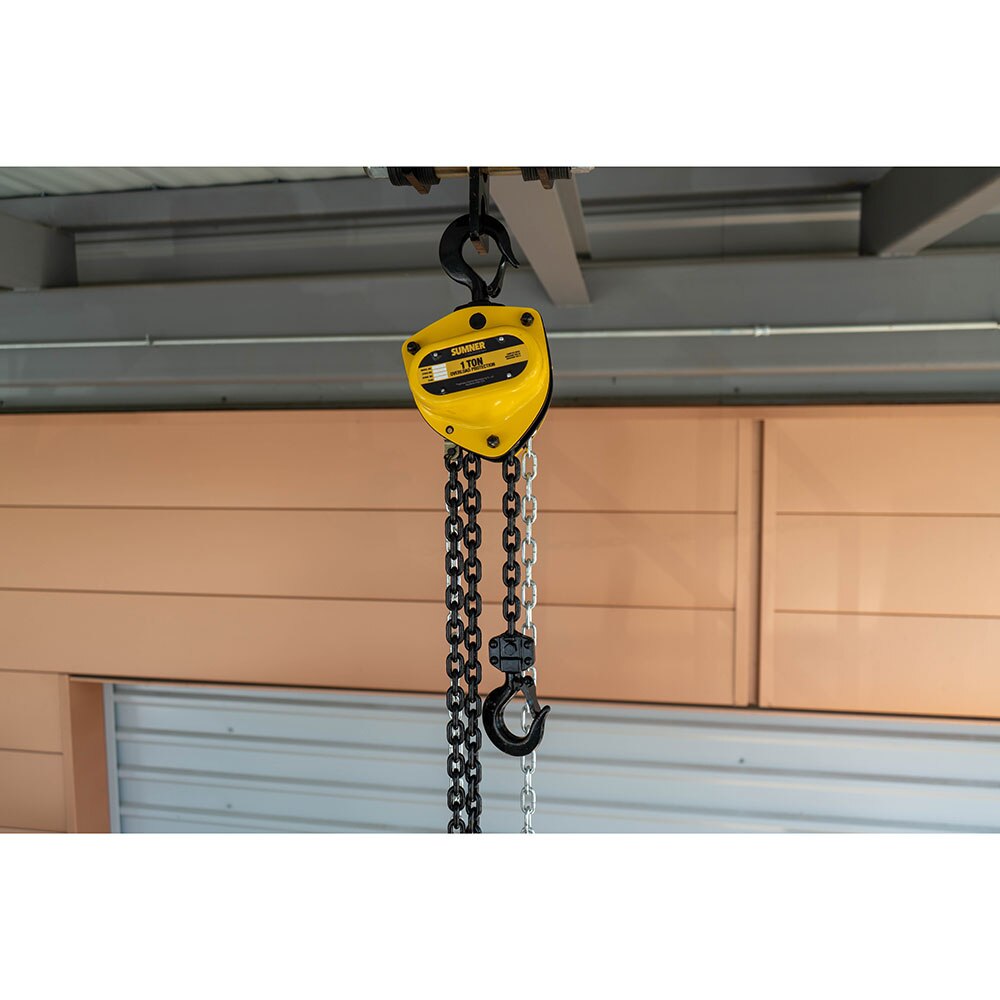Sumner PCB100C10WO 1T Chain Hoist 10' Lift and Overload Protection - 4