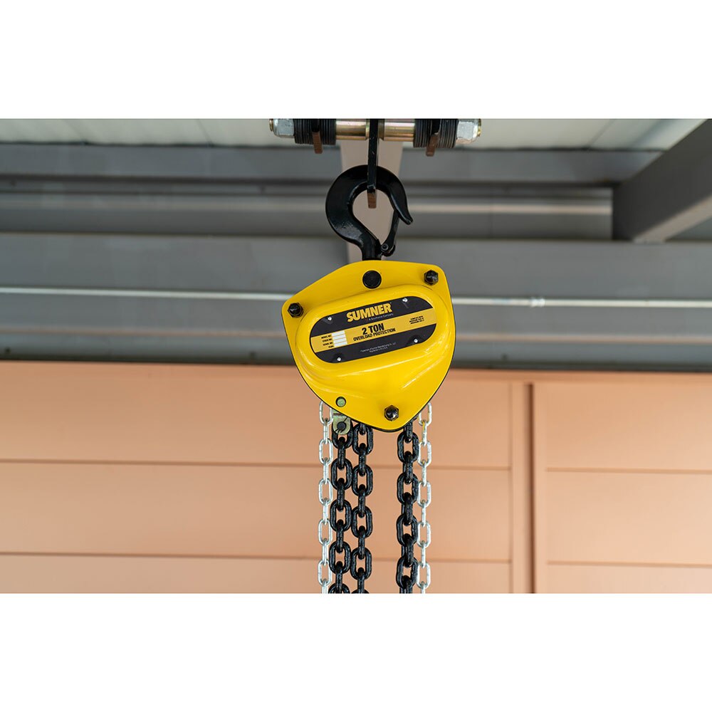 Sumner PCB200C30WO 2T Chain Hoist 30' Lift and Overload Protection - 4
