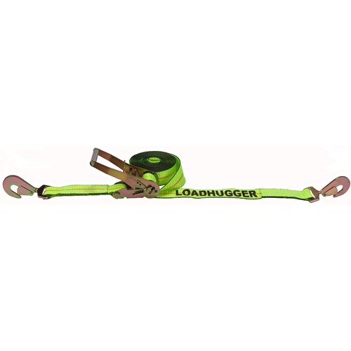 Lift All TE61007 Tuff-Edge Ratchet Tiedown Strap w/Stamped Snap Hook-Twstd 2"x27' 10000 Lb