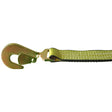 Lift All TE60507 Tuff-Edge Ratchet Tiedown Strap w/Stamp Snap Hook-Twisted 2"x27' 5000 Lb