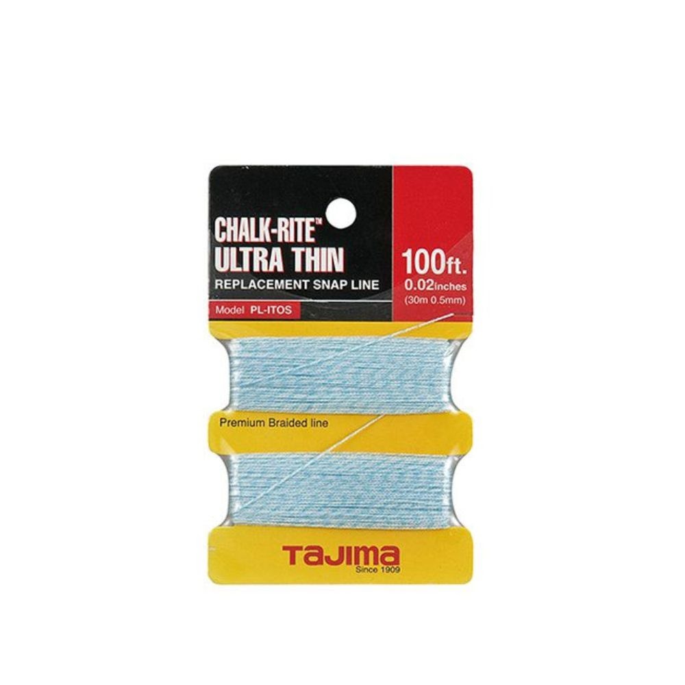 Tajima PL-ITOS Chalk-Rite Ultra-Thin Replacement Snap Line, 0.5 mm x 30m/100'