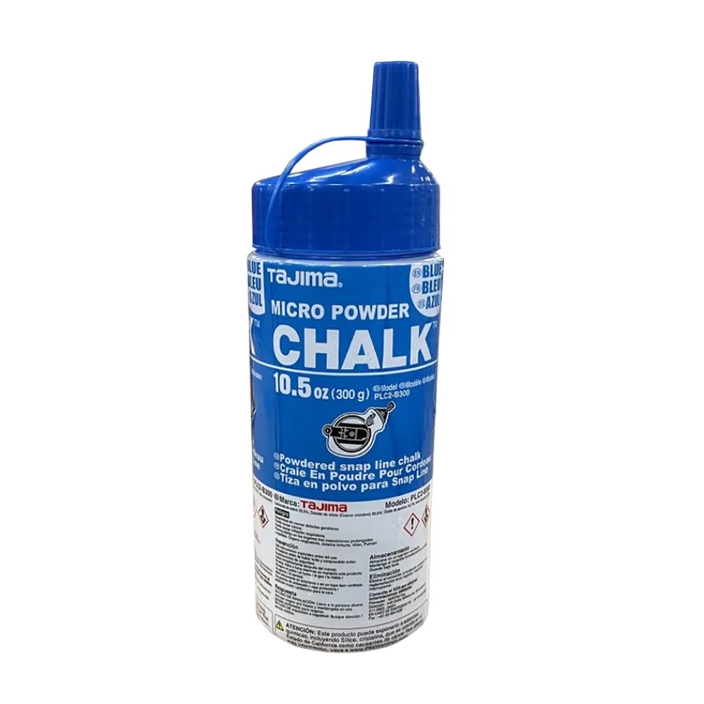 Tajima PLC2-B300 Chalk-Rite Ultra Fine Chalk 10.5 oz. Blue