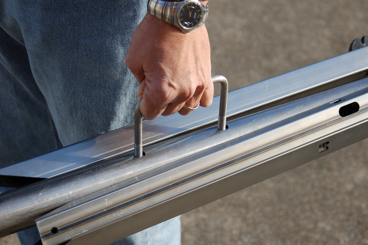 Tie Down 65017 100 Ft Tri-leg Folding Warning Line System w Yellow Flags - 4