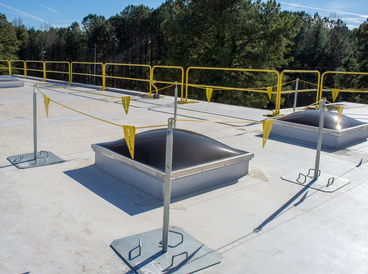 Tie Down 65084 100 Ft SafeT-Zone 6 Base Permanent Warning Line System - 2