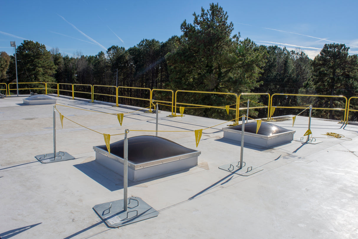 Tie Down 65084 100 Ft SafeT-Zone 6 Base Permanent Warning Line System - 4