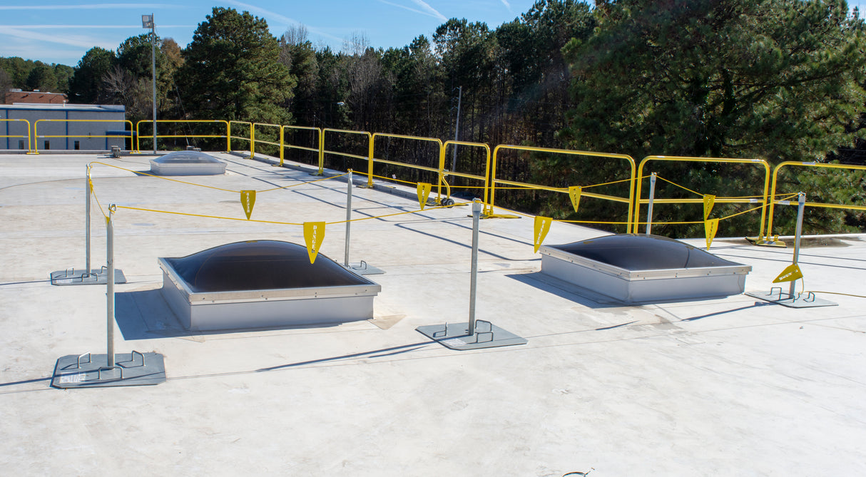 Tie Down 65084 100 Ft SafeT-Zone 6 Base Permanent Warning Line System - 5