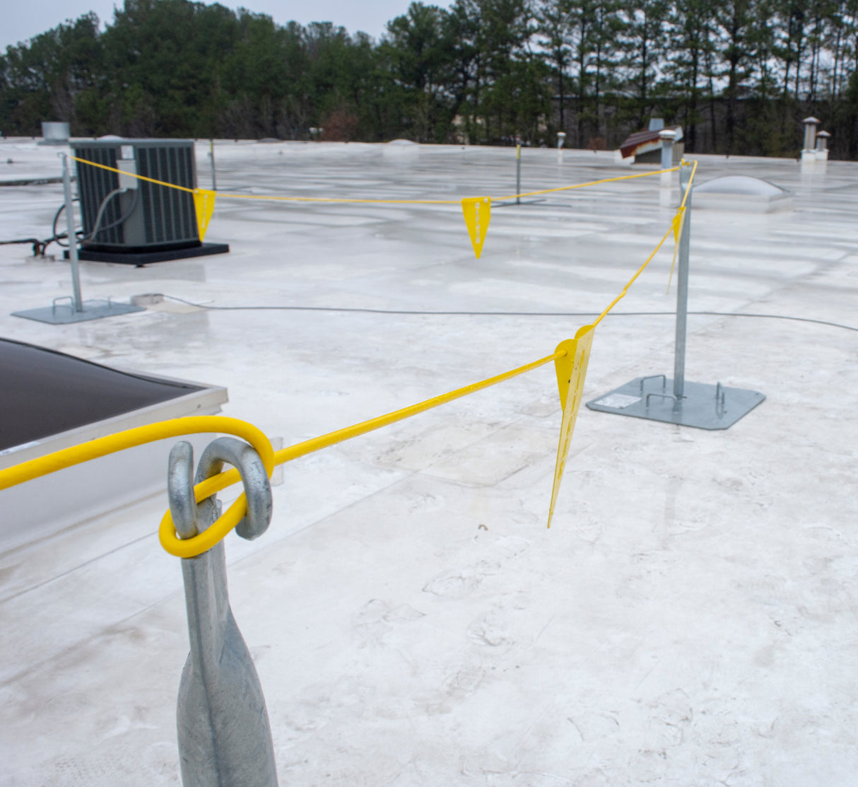 Tie Down 65084 100 Ft SafeT-Zone 6 Base Permanent Warning Line System - 7