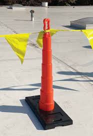 Tie Down 65085 Delineator Warning Line System w Orange Uprights