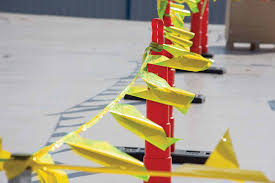 Tie Down 65085 Delineator Warning Line System w Orange Uprights - 2