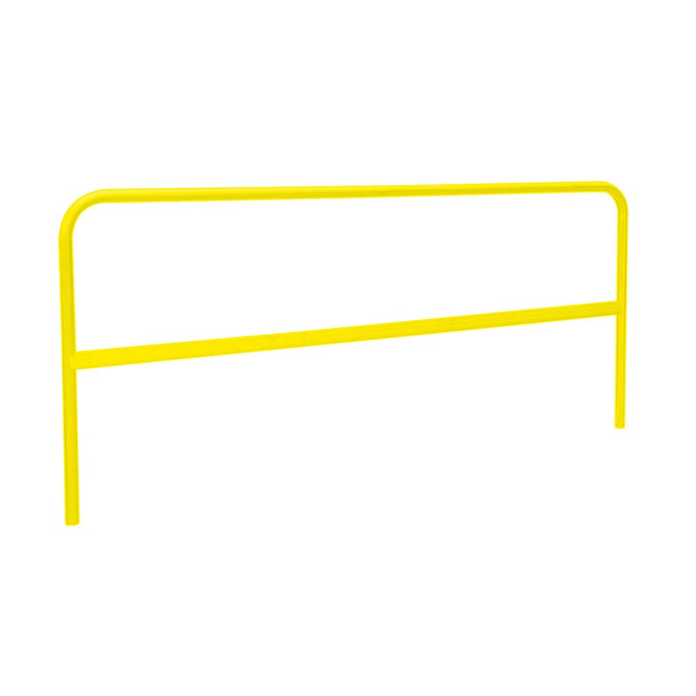 Roof Zone 70759 7.5' Powder Coated Guardrail, Yellow