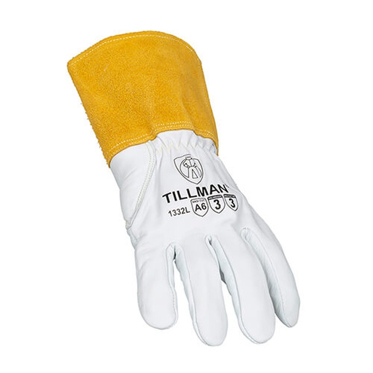 Tillman 1332-XL Goatskin Para-Aramid Lined Cut Resistant TIG Gloves Extra Large - 4