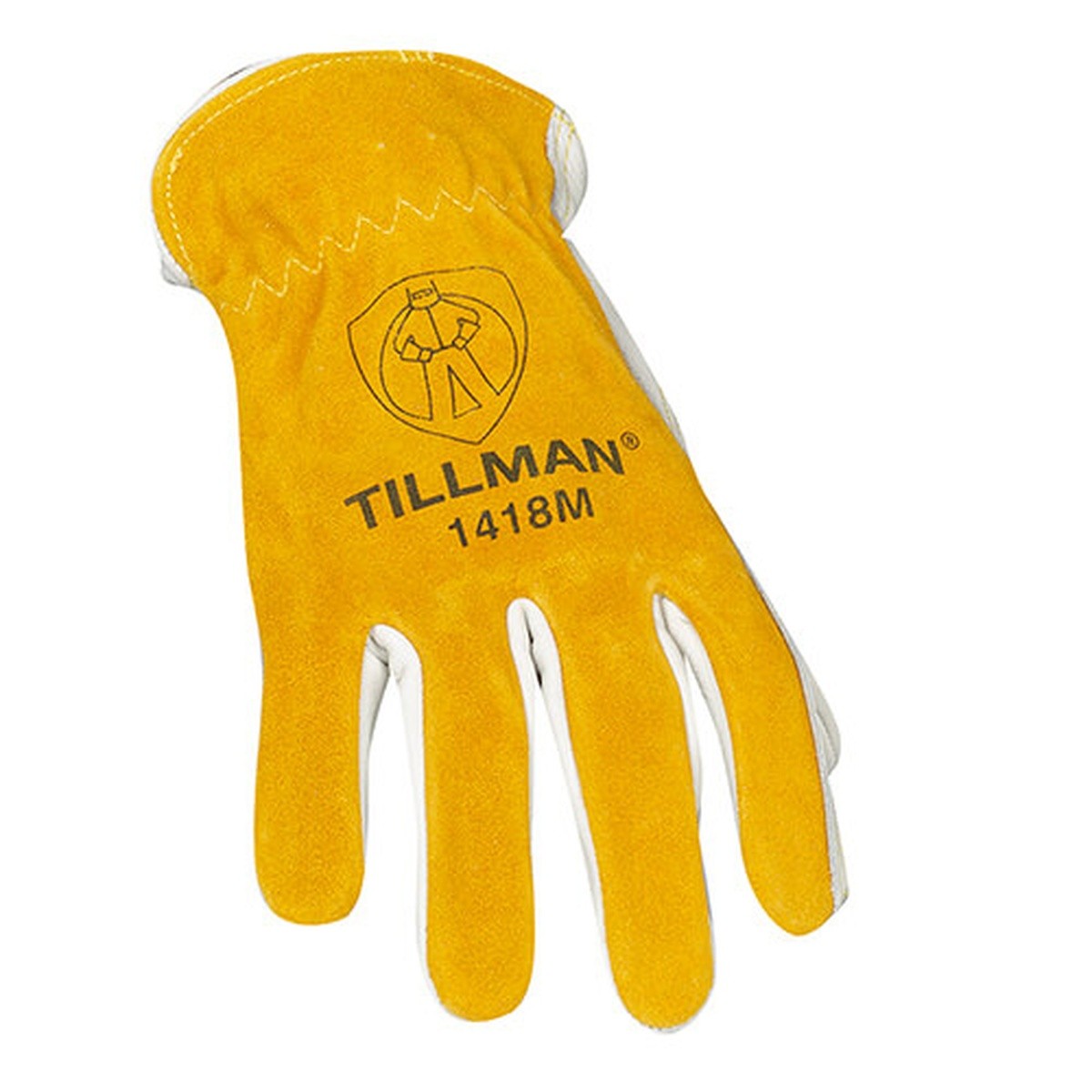 Tillman 1414-S Top Grain Split Cowhide Drivers Gloves Small - 4