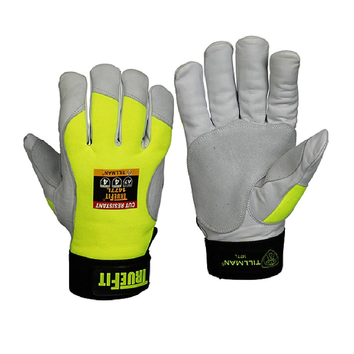 Tillman 1477XL TrueFit A7 Cut Resistant Goatskin and Spandex Work Gloves X Large