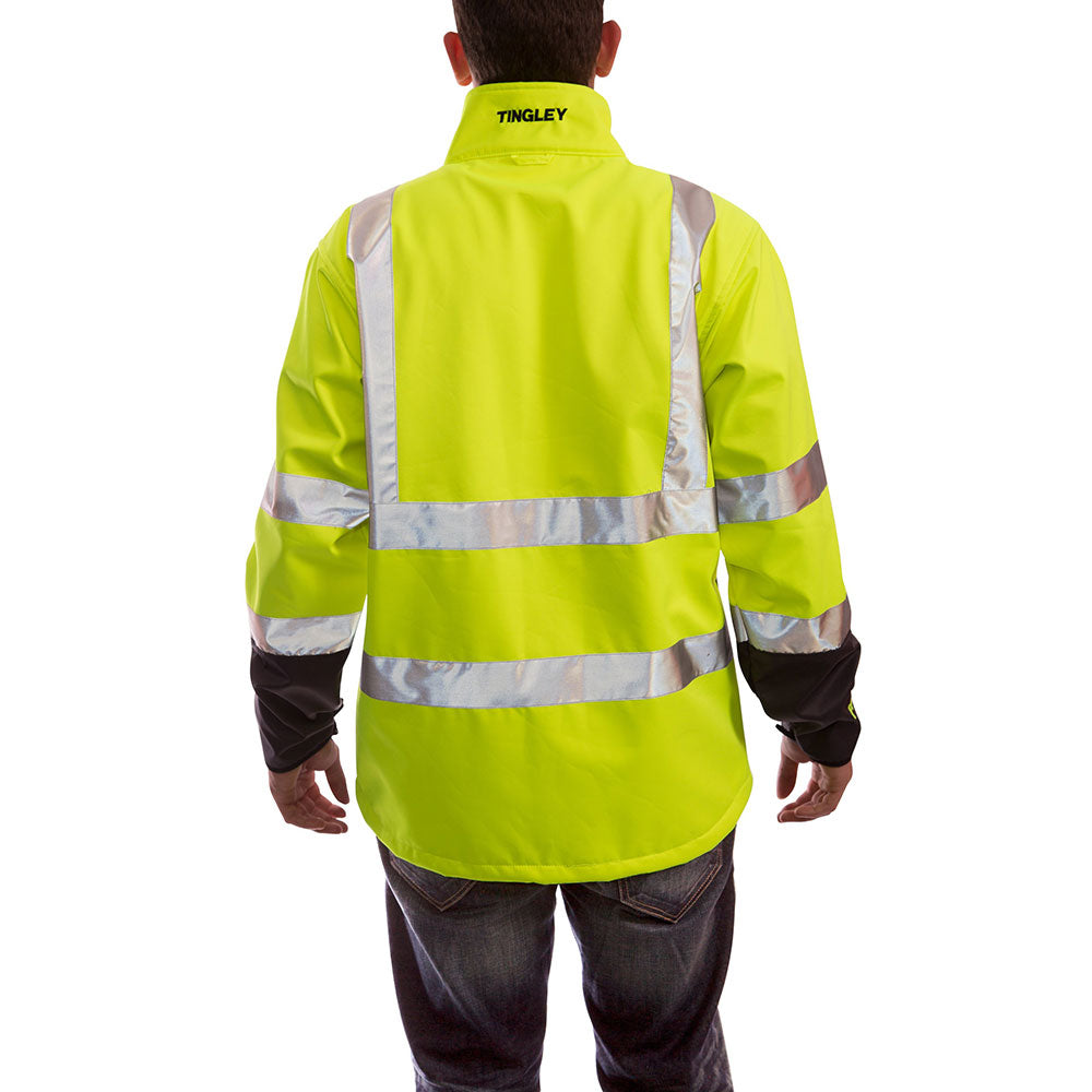 Tingley J25022-XXL Phase 3 Fleece Lined High Visibility Class 3 Jacket, 2XL - 2