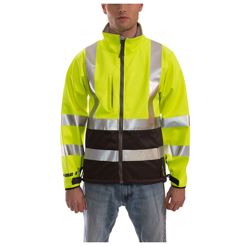 Tingley J25022-XXL Phase 3 Fleece Lined High Visibility Class 3 Jacket, 2XL - 3