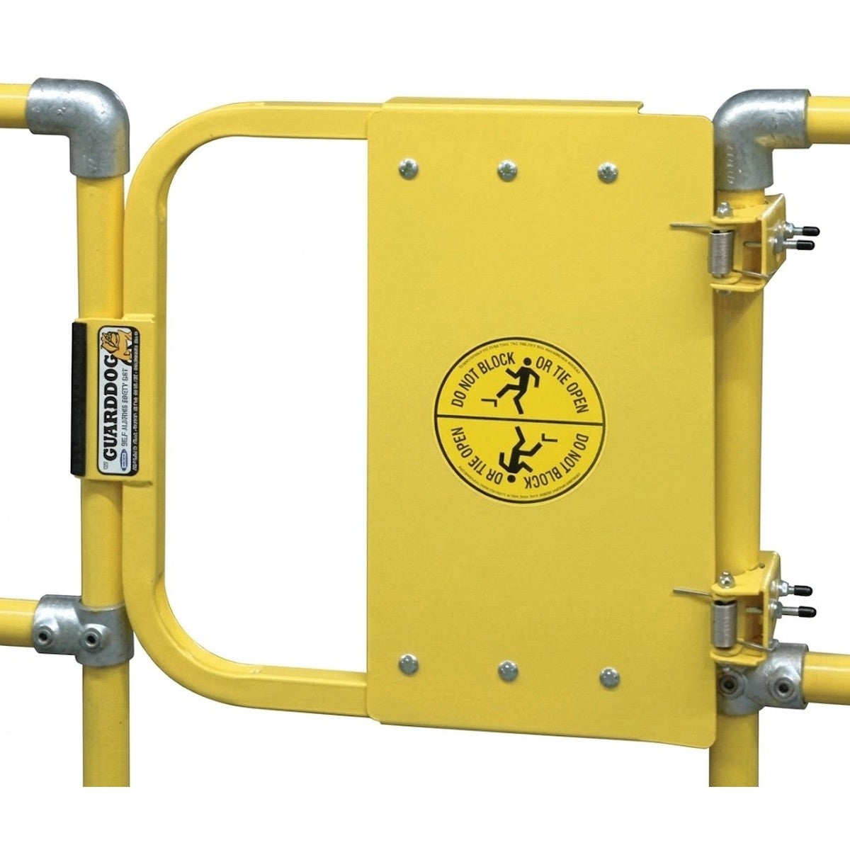 Tractel 500368 33" GuardDog Self-Closing Industrial Safety Gate Powder Coat Safety Yellow