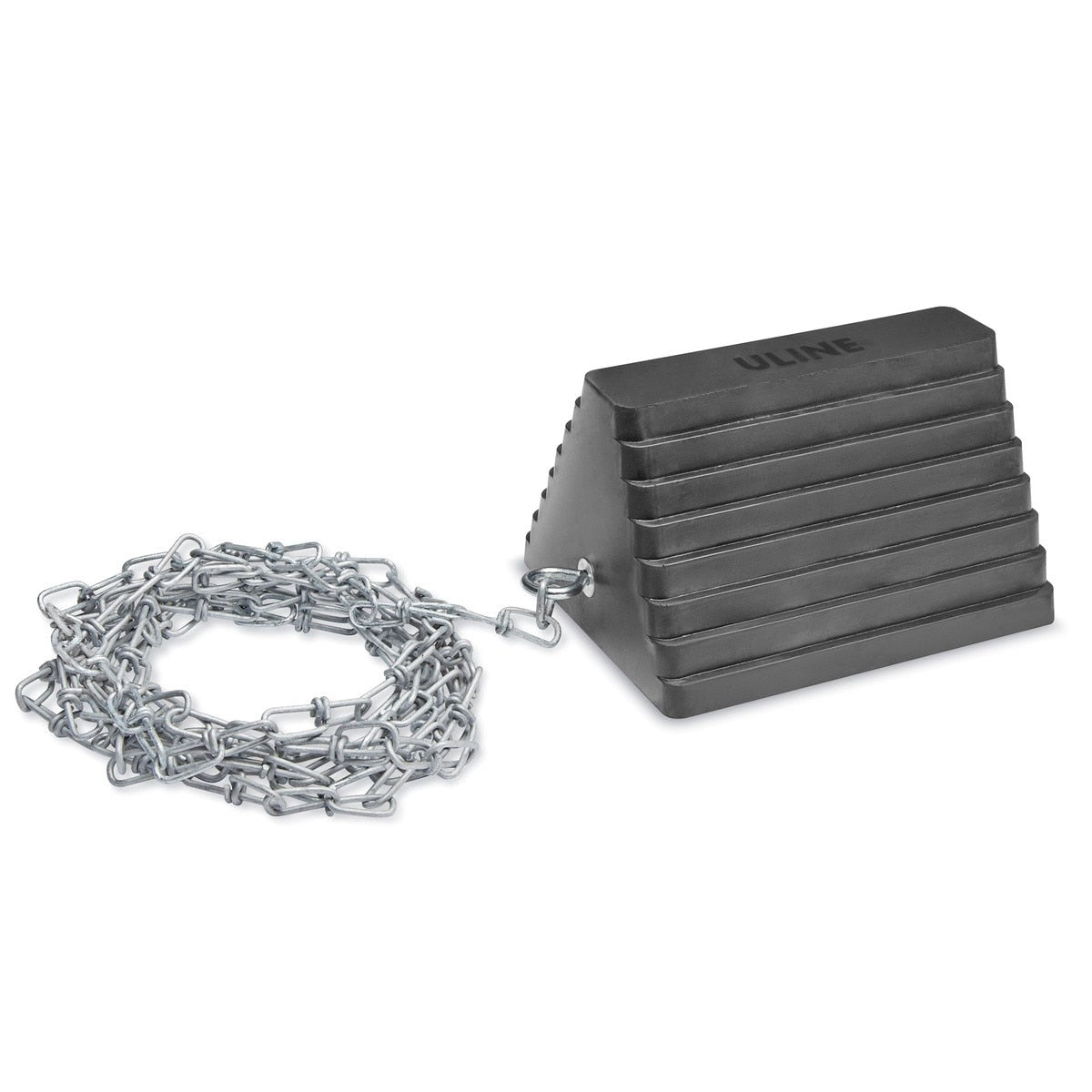 Uline H-546 15' Galvanized Steel Wheel Chock Chain - 3