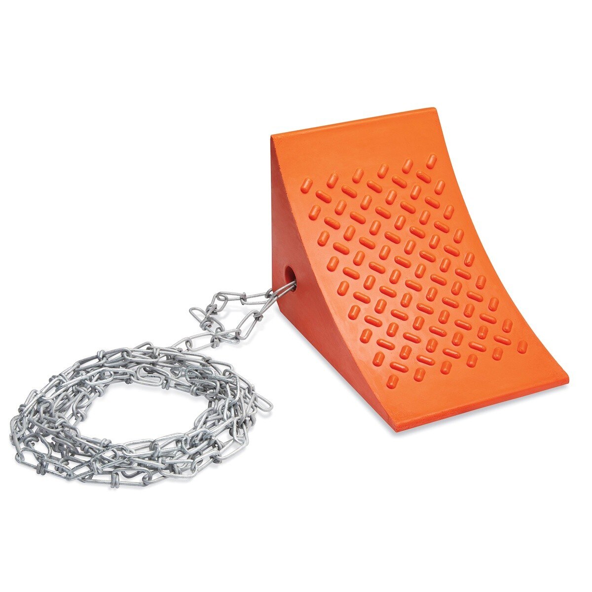 Uline H-546 15' Galvanized Steel Wheel Chock Chain - 4