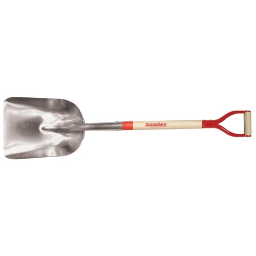Union Tools 50154 #2 Eastern Pattern Aluminum Scoop with D-grip 11"W x 14-1/2" Long Blade Mud Shovel