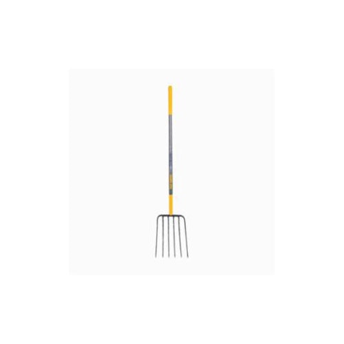 Union Tools 1838200 6-oval tine Manure Fork, 48-in handle