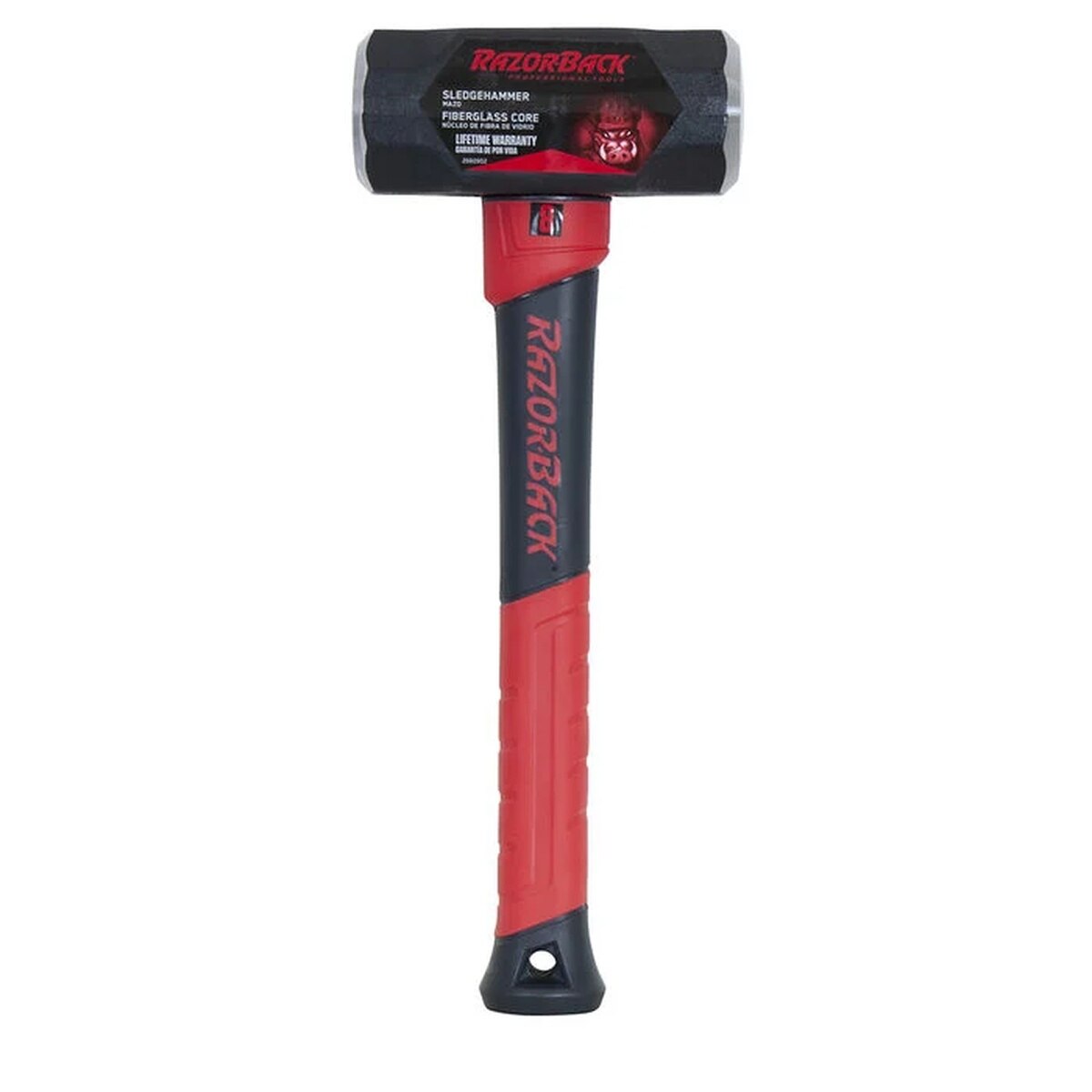 Union Tools 3111800 8lb Double Face Engineer Sledge Hammer with 15" Fiberglass Handle